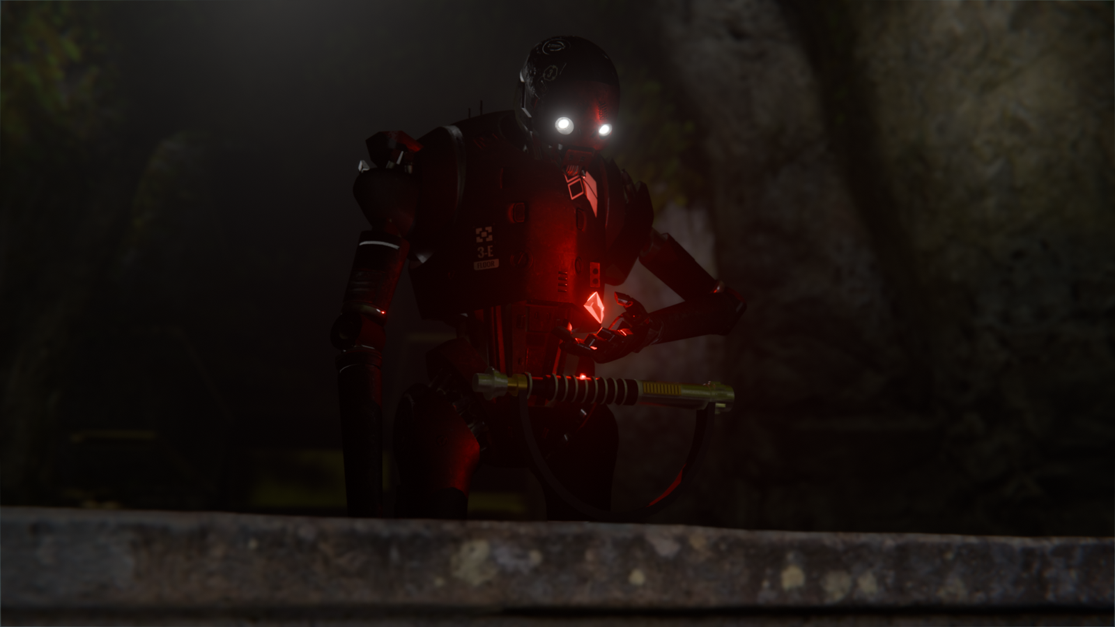 Lightsaber Study by Benjamin III Castro Clave